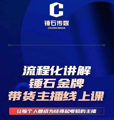 锤石传媒婉婉·金牌带货主播线上课,流程化讲解,打造金牌带货主播 锤石传媒婉婉·金牌带货主播线上课,流程化讲解,打造金牌带货主播
