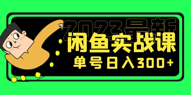 （2006期）花599买的闲鱼项目：2023最新闲鱼实战课，单号日入300+（7节课）