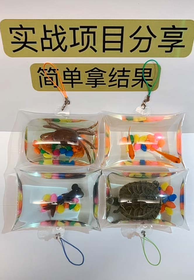 （2235期）最近抖音很火的泡泡鱼手工小成本地摊创业项目，日賺500+项目课程解