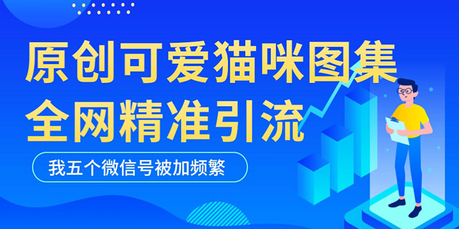 （2313期）黑科技纯原创可爱猫咪图片，全网精准引流，实操5个VX号被加频繁