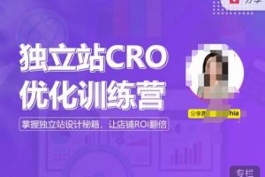 （2316期）独立站-CRO优化特训营，独立站设计秘籍，打造高转化独立站，让店铺ROI翻倍