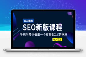 （2400期）2023某大佬收费SEO新版课程：手把手带你做出一个权重6以上的网站，年入百万
