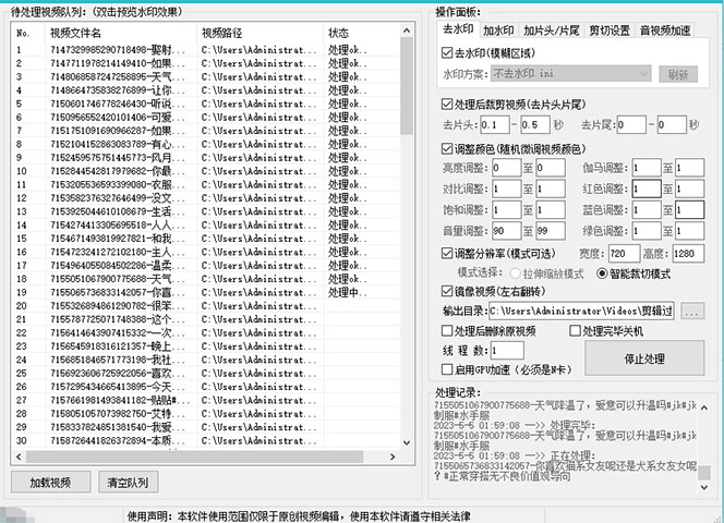 （2514期）抖音暴力起号，短视频美女号起号项目+千部擦边资源+批量剪辑去重软件