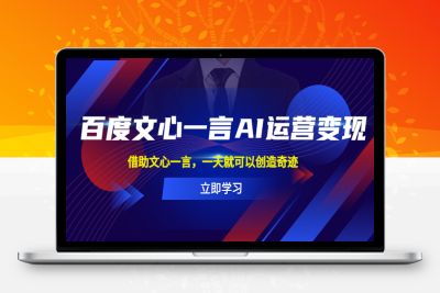 （2515期）百度·文心一言AI·运营变现，借助文心一言，一天就可以创造奇迹