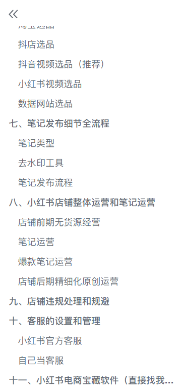 (2522期)小红书无货源电商爆单终极版【视频教程+实战手册】保姆级实操从0起店爆单 (2522期)小红书无货源电商爆单终极版【视频教程+实战手册】保姆级实操从0起店爆单