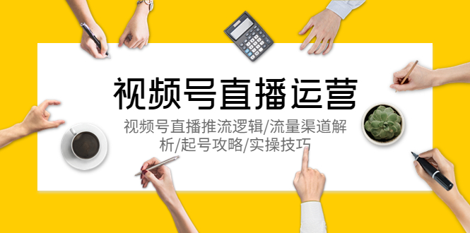 (2529期)视频号直播运营,视频号直播推流逻辑/流量渠道解析/起号攻略/实操技巧 (2529期)视频号直播运营,视频号直播推流逻辑/流量渠道解析/起号攻略/实操技巧
