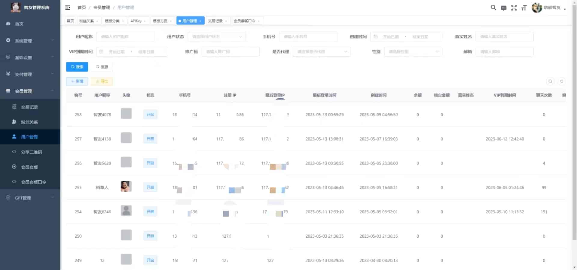 （2600期） Saas无限多开版ChatGPT小程序+H5，系统已内置GPT4.0接口，可无限开通坑位