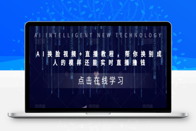 （2604期）AI换脸视频+直播教程 帮你换成别人的模样还能实时直播撸钱 (教程+配套资料)